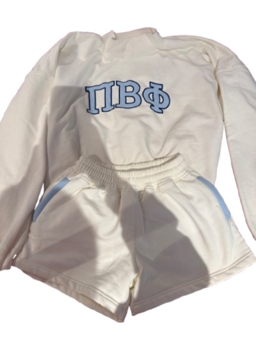 🤍🩵 Pi Beta Phi Matching Set - Mitch Flipping OMG 🩵🤍